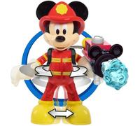 DISNEY - Figurine Pompier Mickey 15 cm, articulée, Jouet pour enfants dès 3 ans, MCC20