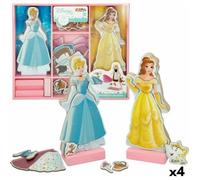 Disney Figurines Princesses 9 X 20,5 X 1,2 Cm 45 Pièces 4 Unités