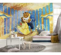 Papier Peint Disney Princess 368x254 Cm Photo Mur Décor Rose Chambre Fille
