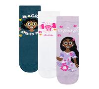 Disney Fille Chaussettes Pack de 3 Encanto Multicolore 20-23