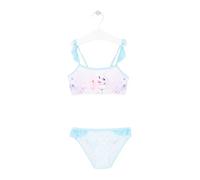 Disney Fille Maillot de Bain sur Cintre La Reine des Neiges Bleu,4 Ans