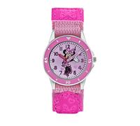 Disney Filles Analogique Quartz Montre avec Bracelet en Tissu MN5106