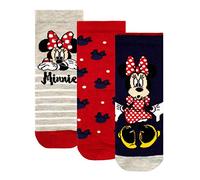 Disney Filles Chaussettes Pack de 3 Minnie Mouse