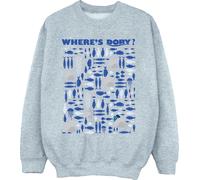 Disney - "Finding Dory Where's Dory ?" (Où est Dory ?) Sweatshirt für Mädchen BI17151 (140-146) (Grau)