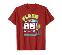 Disney Firebuds Flash Firetruck Big Character C2 T-Shirt