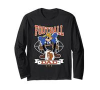 Disney Football Dad Sports Goofy Father's Day Tee Manche Longue