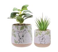 Widdop Disney Forest Friends Set of 2 Bambi Planters - Indoor Usage