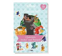 PANINI Bloc d'autocollants et de coloriage Disney Amitié – Divertissement magique