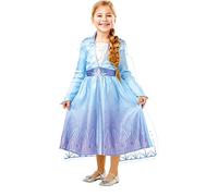 Déguisement classique Elsa - RUBIES - La Reine des Neiges II - Bleu - Enfant 7/8 ans