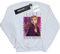 Disney - "Frozen 2 Live Your Truth" Sweat-shirt pour femme BI18900 (S) (Blanc)