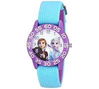 Disney Frozen 2 Montre à quartz analogique avec bracelet en nylon Bleu 16 (modèle : WDS000789) Multicolore Taille unique Coloré Unitalla, coloré, Unitalla
