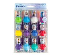 Disney Frozen 2 Non Toxique Vernis à Ongles pour Enfants avec Espaceurs d'orteils (12 pcs) | Cadeaux d'anniversaire pour les 3+ par Townley Girl