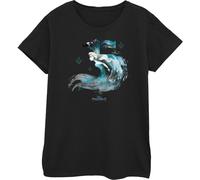 Disney - "Frozen 2 The Water Spirit" T-shirt pour femme BI48109 (XL) (Noir)