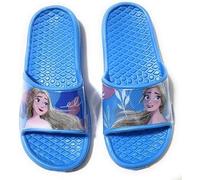 Disney Frozen Chaussons de bain antidérapants pour fille de 2 à 6 ans, bleu, 30/31 EU