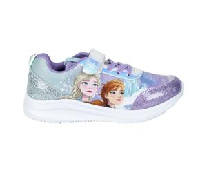 Disney Frozen Chaussures pour Filles, Chaussures de Sport Elsa et Anna, Baskets pour Filles, Taille EU 29