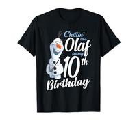 Disney Frozen Chillin Like Olaf 10th Birthday T-Shirt