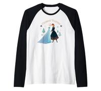 Disney Frozen Christmas Elsa & Anna Celebrate Together Manche Raglan