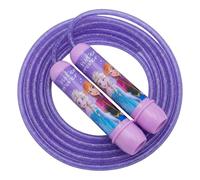 DISNEY Frozen Corde à sauter violette réglable pour filles, corde à sauter avec poignées pour enfants, longue 2,4m (Frozen)