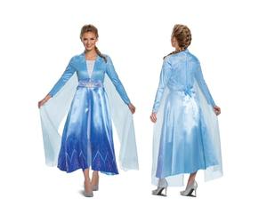 Disney Frozen Déguisement Elsa pour adulte Licence officielle Disney Taille L (12-14 ans)