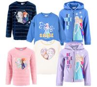 Disney Frozen - Fille - Sweat Full Print Pull - Automne Hiver - Licence officielle, 1409 bleu rose, 5 ans