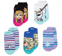 Disney Frozen Girls 5 Pack No Show Socks
