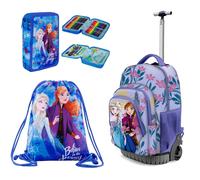 Disney Frozen Grand Sac À Dos Avec Roues Trolley GTS 33L Fille École