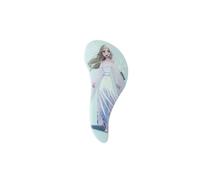 DISNEY FROZEN II - Brosse Cheveux Format Compacte Elsa - Brosse Démêlante - Démêlage Rapide Sans Douleur - Picots Flexibles Anti-Noeuds - Manche S Antidérapant - Produit Officiel Magie Disney