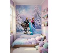 Disney Frozen Image Papier Taille Moyenne Filles Chambre Hiver Land Bleu Décor