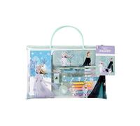 Disney Frozen Kit d'écriture et de dessin | Elsa, Anna & Olaf - Kit de peinture et de bricolage pour enfants | Kit de dessin créatif avec trousse à crayons, stylos et feuilles à colorier | Cadeau La