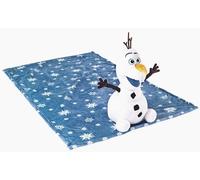 Disney Frozen La Reine des Glaces peluche Olaf 28cm avec couverture polaire XXL 110 x 120cm