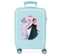 Disney Valise de cabine Arendelle Is Home bleu 38x55x20 cm ABS 4 roues fermeture à combinaison 34 L