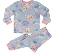 Disney Frozen/La Reine des Neiges Elsa Polaire Ultra Douce Ensemble de Pyjama à Manches Longues, Elsa, 5-6 Ans: 116cm, Bleu