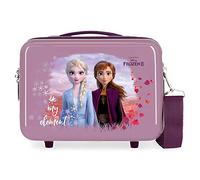 Disney Frozen La Reine des Neiges Nature is magical Trousse de toilette adaptable Pourpre 29x21x15 cms ABS, Violet