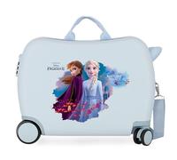 Disney Frozen La Reine des Neiges Nature is Magical Valise Enfant Bleu 50x39x20 cms Rigide ABS Serrure à Combinaison 34L 2,1Kgs 4 Roues Bagage à Main