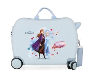 Disney Frozen La Reine des Neiges Nature is Magical Valise Enfant Bleu 50x39x20 cms Rigide ABS Serrure à Combinaison 34L 2,1Kgs 4 Roues Bagage à Main