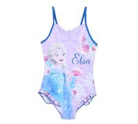 Disney Frozen Maillot de Bain Une Pièce pour Fille, Design Lumineux, Taille 5 Ans | Lila