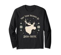 Disney Frozen May Your Holidays be Sven-Tastic Christmas Manche Longue