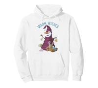 Disney Frozen Noël Olaf Warm Wishes Holiday Portrait Sweat à Capuche, Unisexe pour adultes, Blanc, S