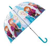 Disney Frozen Parapluie AUTOMATIQUE, parapluie PLIANT pour filles, transparent (G)