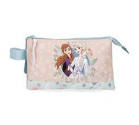 Disney Frozen Posséder votre destin Trousse Triple Bleu 22x12x5 cms Polyester