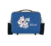 Disney Fun Stitch Nececer Adaptable 29 x 21 x 15 cm Rigide ABS 9,14 L 0,8 kg, Violet, Talla única, Nececer Adaptable - Bleu