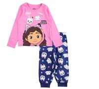 Disney Gabby, Ensemble Pyjama, 2 Pièces, Sweater + Jogging, Enfants, (2 à 14 Ans), Mixte, Garçon, Fille, Doux, Mignon, Chaud, Sweat Shirt + Pantalon, Modèle GB 5204074 S1-5A