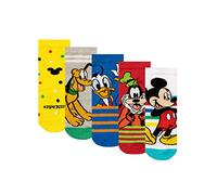 Disney Garçon Chaussettes Pack de 5 Mickey Mouse Multicolore EU 20-23 (Taille fabricant UK 3-5)