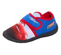 Disney Garçons Chaussures de Maison Cars Chaussons à Fermeture Facile Bottes d’Intérieur Lightning McQueen, gris, 5 UK Child