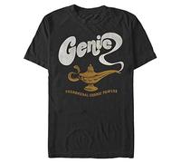 Disney Genie T-Shirt, Noir, 4XL Grand Taille Tall Homme