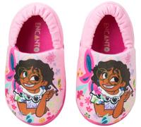 Disney Girls' Encanto Slippers - Mirabel and Luisa Plush Fuzzy Slippers, Non-Skid Sole (5-12)