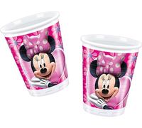 Disney - Gobelets de fête pack de 10 - plastique SG29465 (taille unique) (Rose/Blanc)