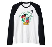 Disney Golf Mom Mickey Mouse Golfing Mother's Day Gift Manche Raglan