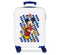 Joumma Disney Good Mood Valise de Cabine Blanche 37 x 55 x 20 cm Rigide 2 kg Fermeture à Combinaison latérale ABS 2 kg 35 L Bagage à Main, Blanc, Talla única, Valise Cabine