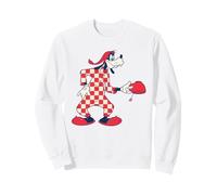 Disney Goofy Checkered Pajamas Slumber Party PJs Pose Sweatshirt